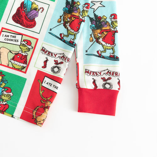 Christmas Sale Green Guy Gift Kids Bamboo 2 Pieces Pajama Set