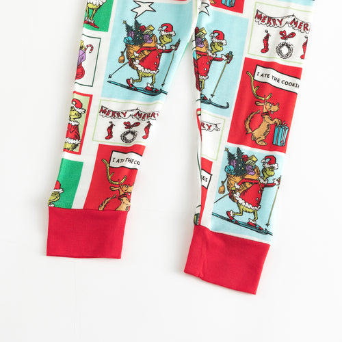 Christmas Sale Green Guy Gift Kids Bamboo 2 Pieces Pajama Set