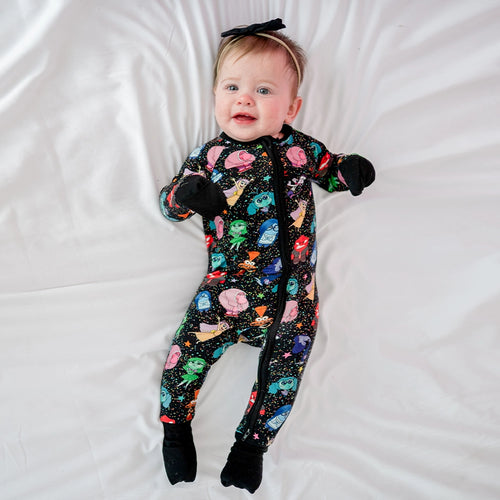 Brain Friend Baby Bamboo Zipper Romper Pajama