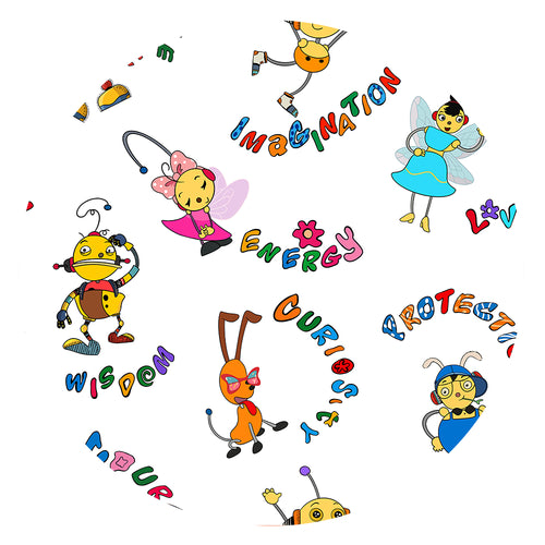 Robot World Kids Bamboo Two-Piece Pajama Set