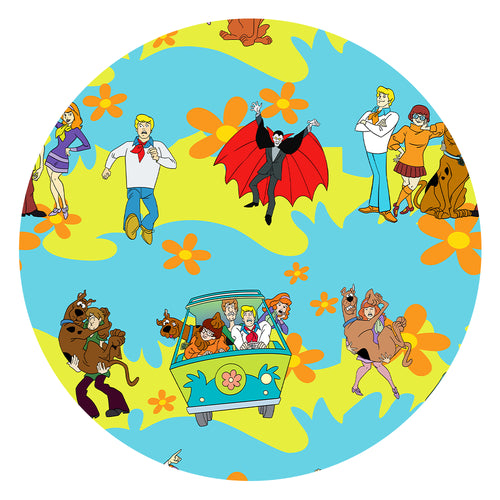 Mystery Adventure Great Dane Dog Blue Baby Bamboo Short Zipper Romper Pajamas