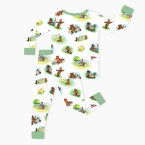 Little Cute Bear Kids Bamboo Two-Piece Pajama Set