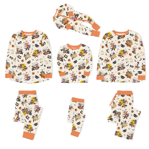 Halloween Magic Squirrel Bamboo Family Matching Pajamas