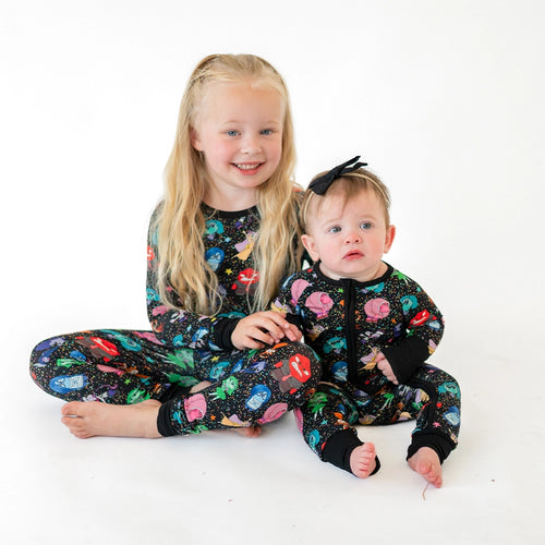 سباق Car Cartoon Kids Bamboo Short Pajama Set