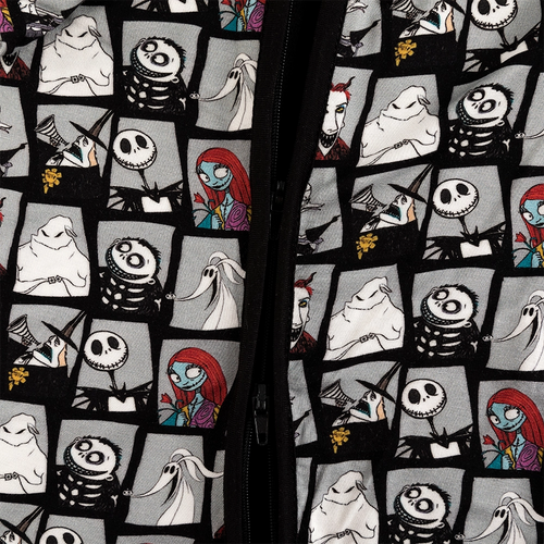 King of Halloween Town Baby Bamboo Zipper Romper Pajamas