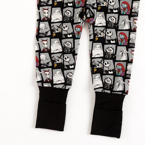 King of Halloween Town Baby Bamboo Zipper Romper Pajamas