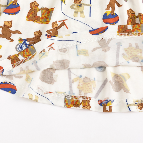 Curious Monkey Kids Bamboo Short Sleeves Dress