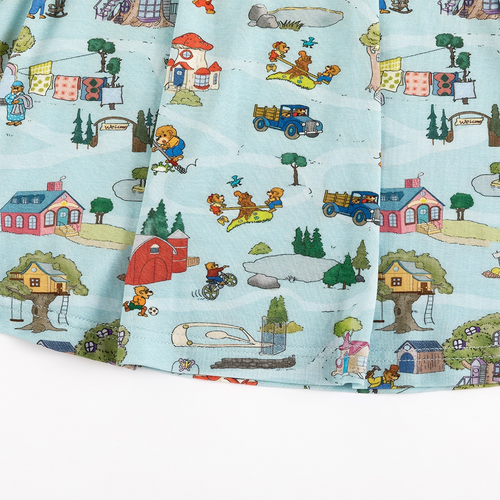 Bear Family Life Kids Bamboo Short Sleeves Dress