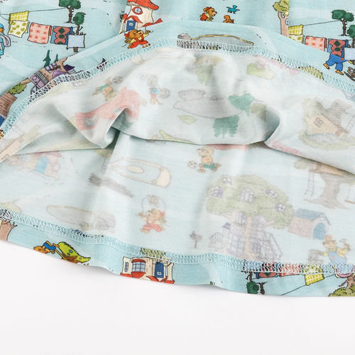 Bear Family Life Kids Bamboo Short Sleeves Dress