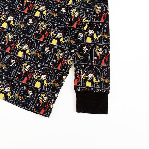 Halloween Witch Sisters Kids Bamboo Two-Piece Pajama Set