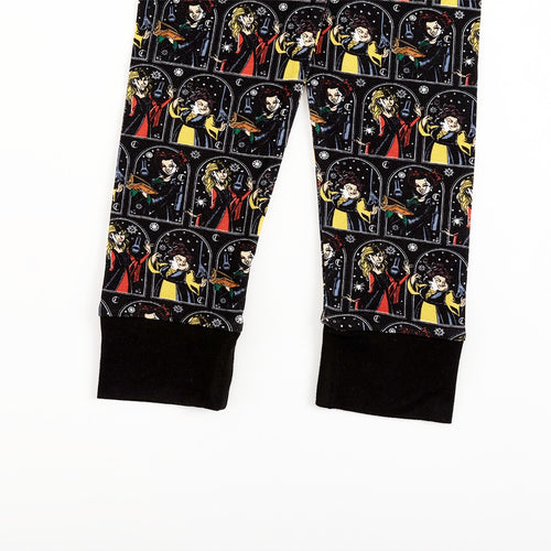 Halloween Witch Sisters Kids Bamboo Two-Piece Pajama Set