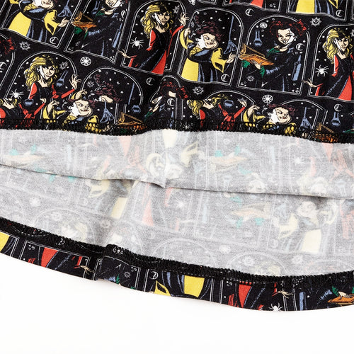 Halloween Witch Sisters Kids Bamboo Long Sleeves Dress