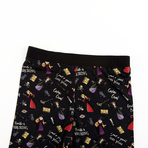 Halloween Witch Sisters Spell Kids Bamboo Two-Piece Pajama Set