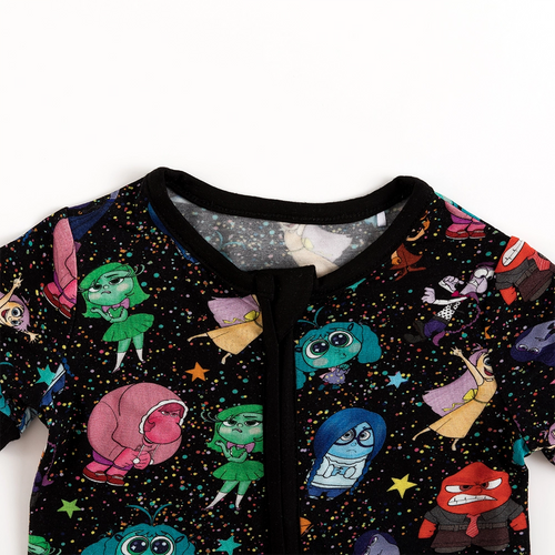 Brain Friend Baby Bamboo Short Zipper Romper Pajamas