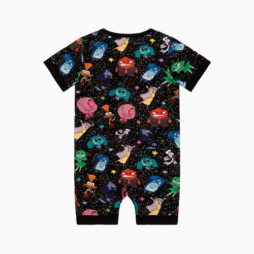 Brain Friend Baby Bamboo Short Zipper Romper Pajamas