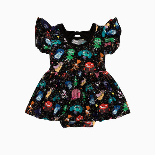Brain Friend Twirl Dress With Bodysuit