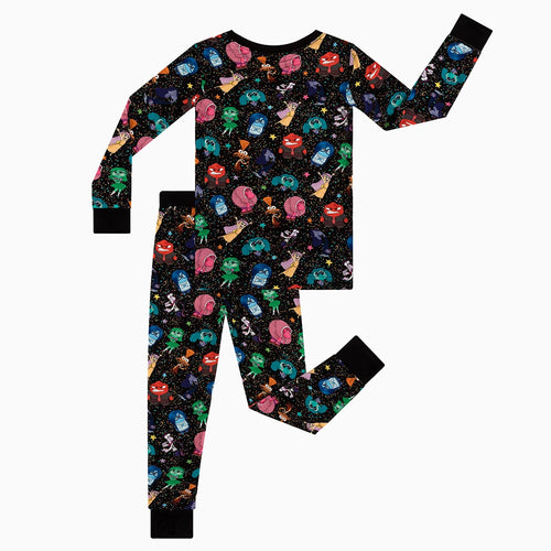 سباق Car Cartoon Kids Bamboo Short Pajama Set