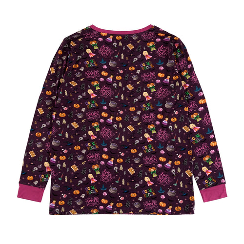 Halloween Witch Sisters Smell Children Bamboo Family Matching Pajamas