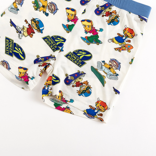 Rocket Skateboard Kids Bamboo Short Two-Piece Pajama Set
