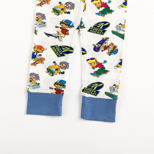 Rocket Skateboard Kids Bamboo Two-Piece Pajama Set