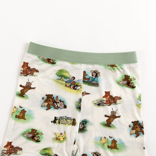 Little Cute Bear Kids Bamboo Short Two-Piece Pajama Set