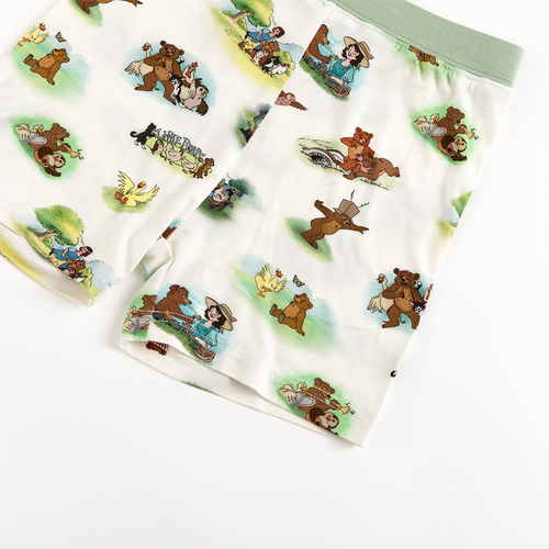 Little Cute Bear Kids Bamboo Short Two-Piece Pajama Set