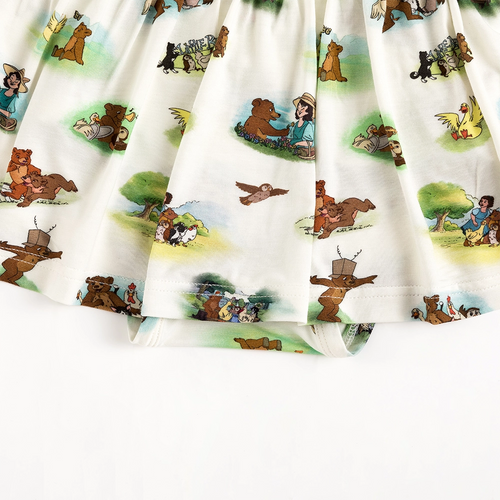 Little Cute Bear Twirl Dress With Bodysuit