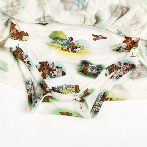 Little Cute Bear Twirl Dress With Bodysuit