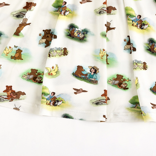 Little Cute Bear Kids Bamboo Short Sleeves Dress