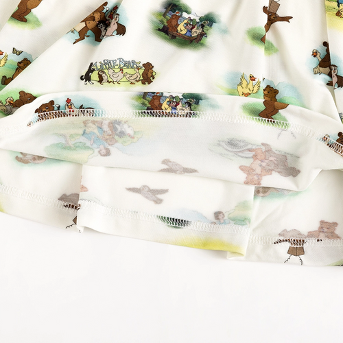 Little Cute Bear Kids Bamboo Short Sleeves Dress