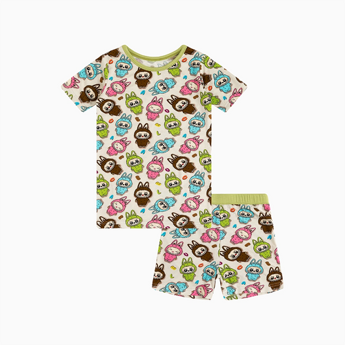 Fashion Dolls Kids Bamboo Short Two-Piece Pajama Set
