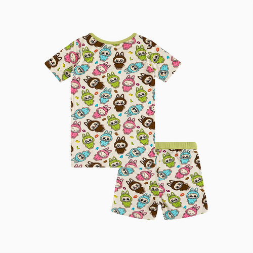 Fashion Dolls Kids Bamboo Short Two-Piece Pajama Set