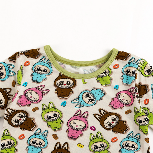 Fashion Dolls Kids Bamboo Short Two-Piece Pajama Set