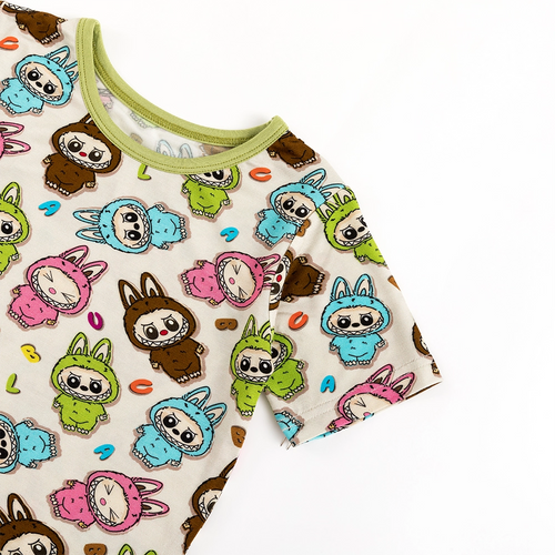 Fashion Dolls Kids Bamboo Short Two-Piece Pajama Set