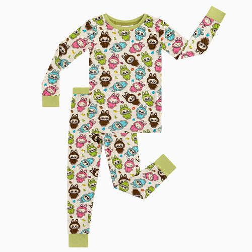 Fashion Dolls Kids Bamboo Two-Piece Pajama Set