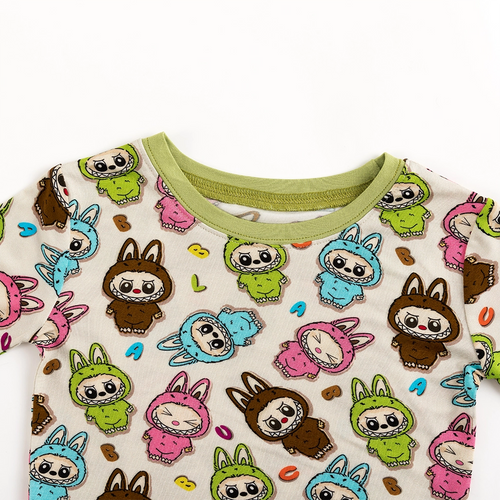 Fashion Dolls Kids Bamboo Two-Piece Pajama Set