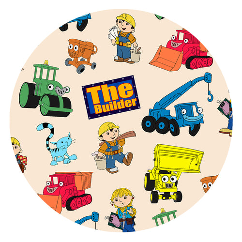 Little Builder Beige Kid Bamboo Two-Piece Pajama Set