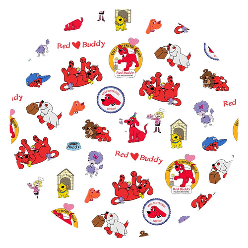 Big Red Dog Twirl Dress With Bodysuit