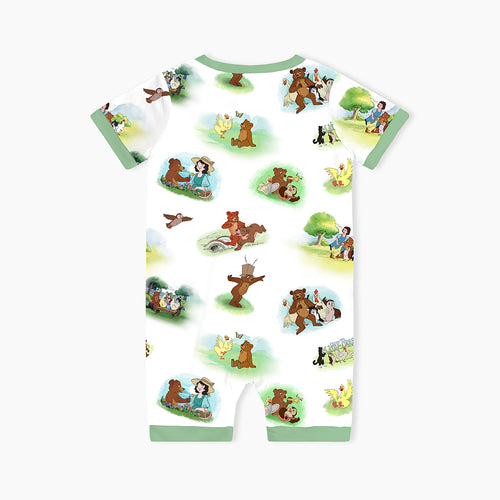 سباق كارتون بيبي بيامبو بامبو قصير الرومس بيجاما
