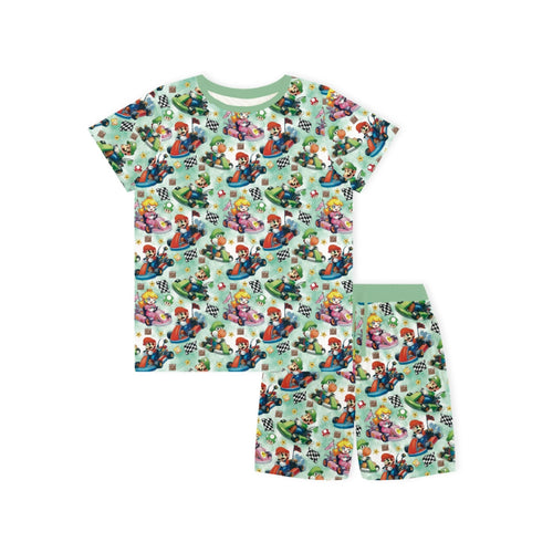 Super Racing Bamboo Family Matching Pajamas