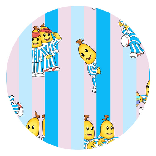FancyPrince Striped Banana Kid Bamboo Two-Piece Pajama Set