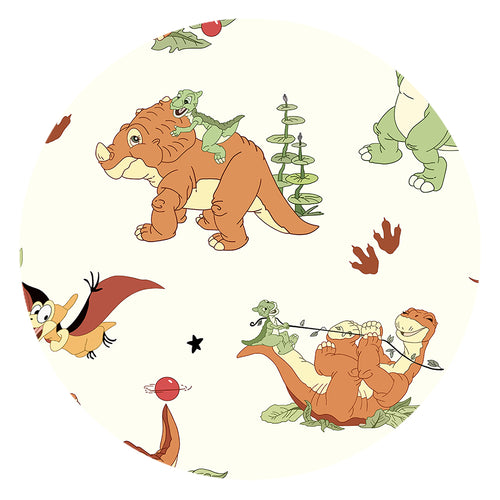 Dinosaur Adventure Kids Bamboo Short Sleeves Dress