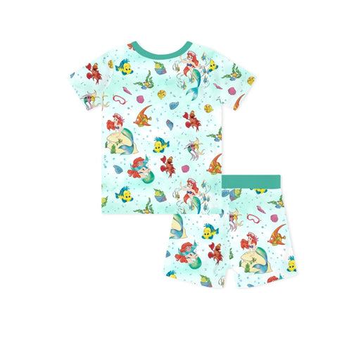 Mermaid Ocean Life Bamboo Family Matching Pajamas