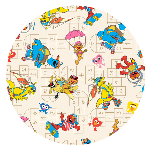 Sesame Sports Kid Bamboo Beige Two-Piece Pajama Set