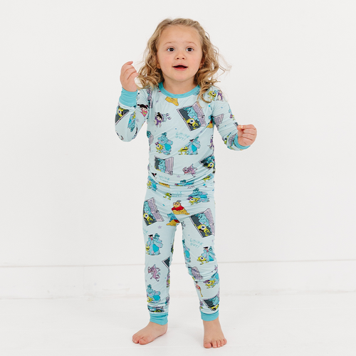 Monster Scare Kids Bamboo Two-Piece Pajama Set