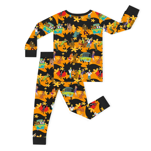 Mystery Adventure Great Dane Dog Kids Bamboo Two-Piece Pajama Set