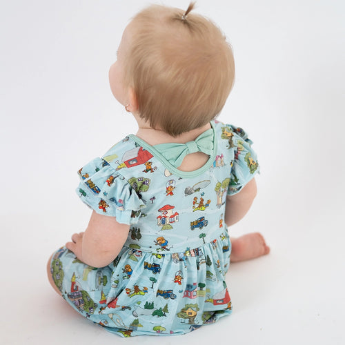 Bear Family Life Twirl Dress With Bodysuit