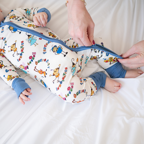 Robot World Baby Bamboo Zipper Romper Pajama