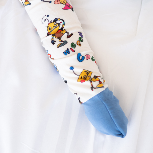 Robot World Baby Bamboo Zipper Romper Pajama