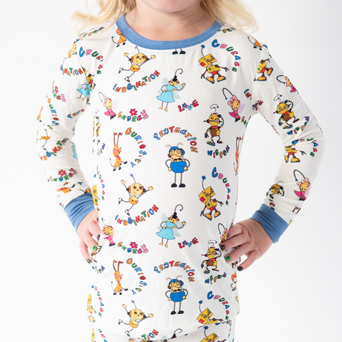 Robot World Kids Bamboo Two-Piece Pajama Set